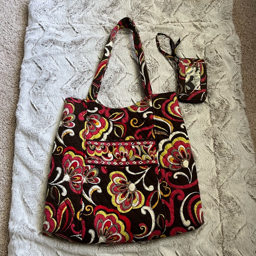 Vera Bradley tote and wallet